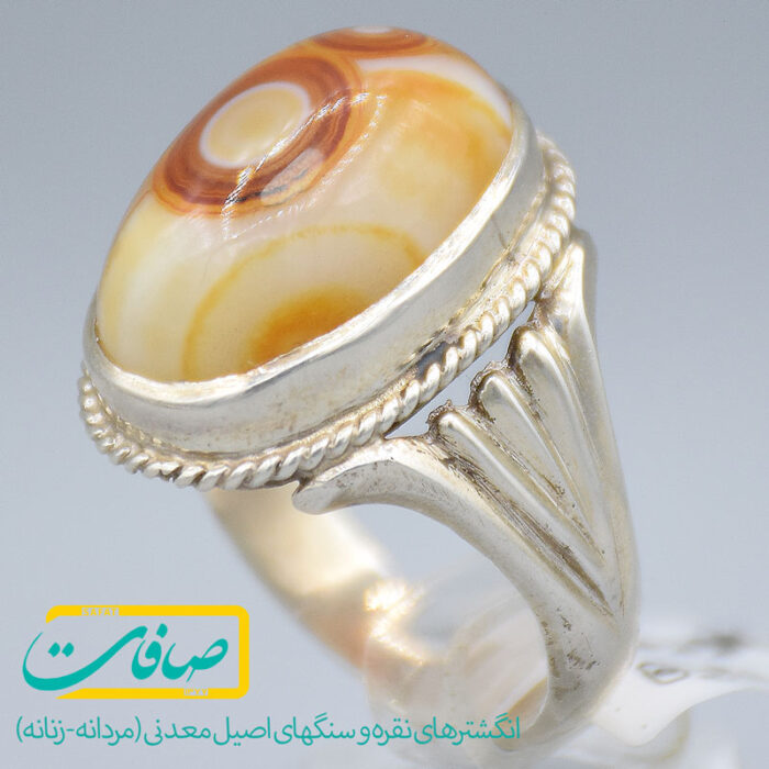 انگشتر عقیق باباقوری مردانه «کد 3142»
