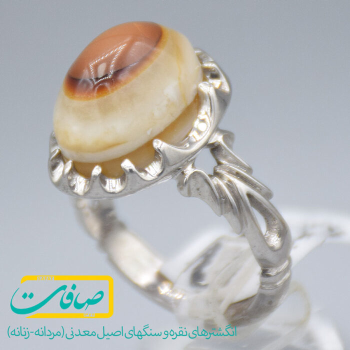 انگشتر عقیق باباقوری مردانه «کد 3159»