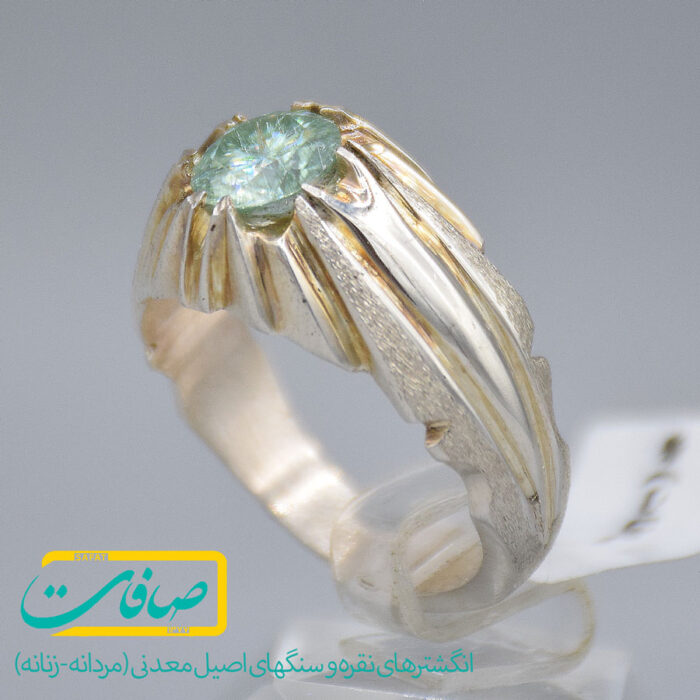 انگشتر موزانایت مردانه «کد 3722»