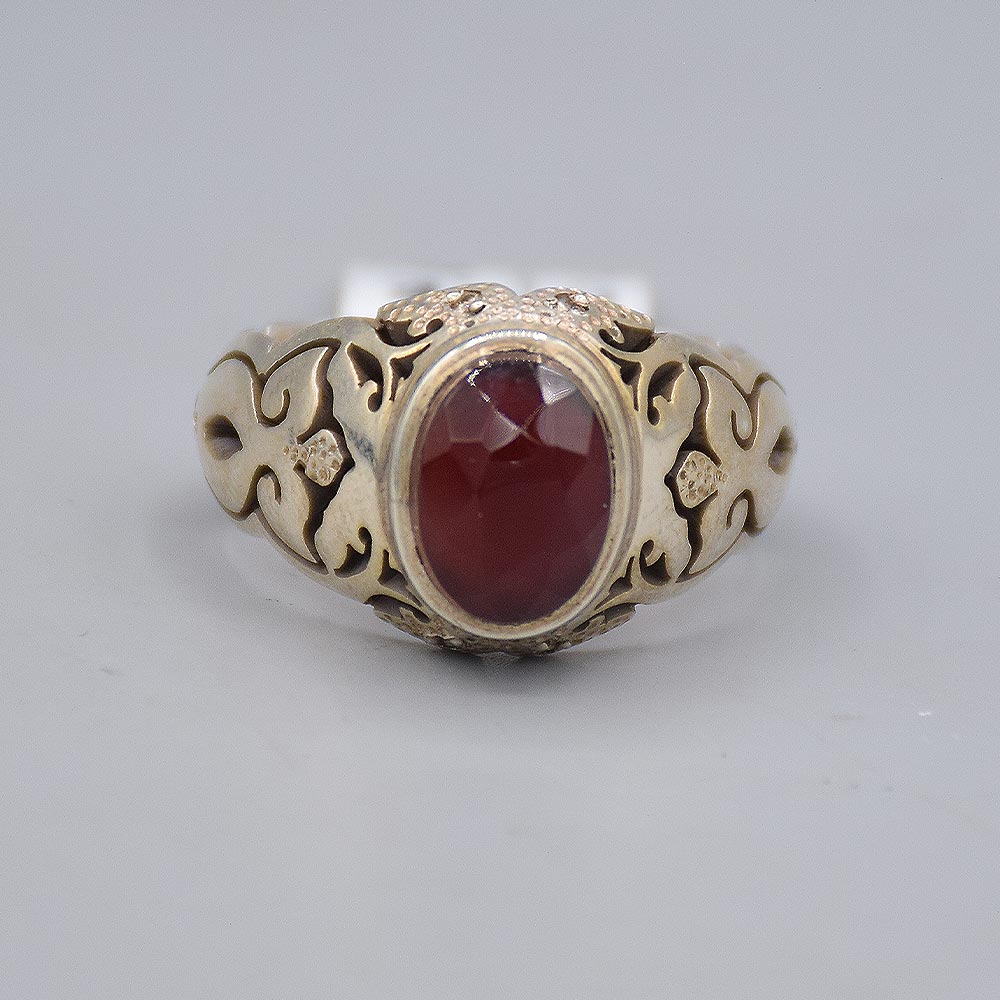 انگشتر عقیق یمنی مردانه «کد 3946» - Image 3